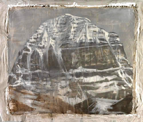 "KAILASH, NORTH FACE,  AFTERNOON", (site study)