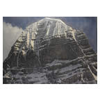 KAILASH, NORTH FACE, EVENING by Julian Cooper
