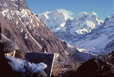 Julian Cooper Painting Kanchenjunga