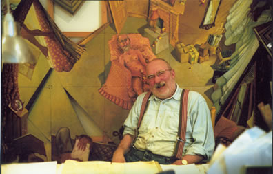 Anthony Green in his studio, 2005