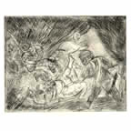"From Rembrandt: The Blinding of Samson" by LEON KOSSOFF