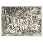 "From Poussin: A Bacchanalian Revel before A Term – For Euan"by LEON KOSSOFF