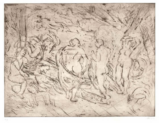 "From Rubens: The Judgement of Paris" by LEON KOSSOFF