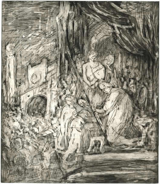 "From Rembrandt: Ecce Homo" by LEON KOSSOFF