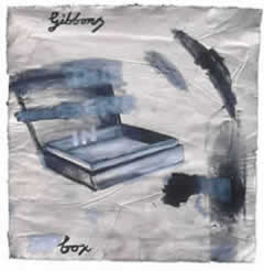 "In Box " by Jeff Gibbons 2005, oil on canvas, 79 x 79 cm