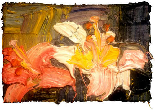"Oriental Hybrid Lillies, Morning, Rotherhithe "