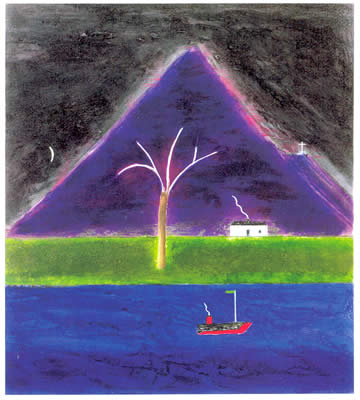 'GOATFELL ISLE OF ARRAN' by Craigie Aitchison