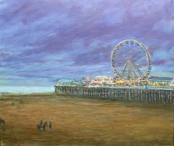 "Donkey Ride Blackpool Beach " by HENRY KONDRACKI 