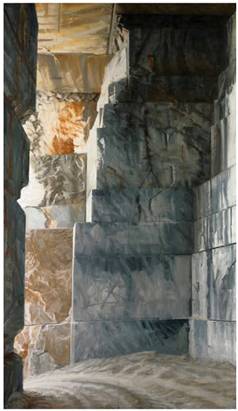 "Passage" , oil/canvas, 213 x 122 cm.