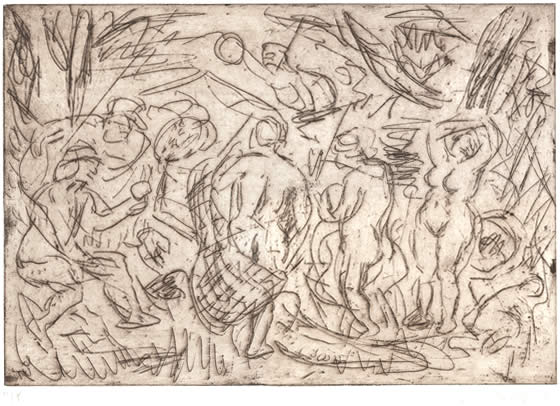 "From Rubens: The Judgement of Paris" by LEON KOSSOFF