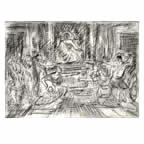 "From Poussin: Judgement of Solomon" by LEON KOSSOFF